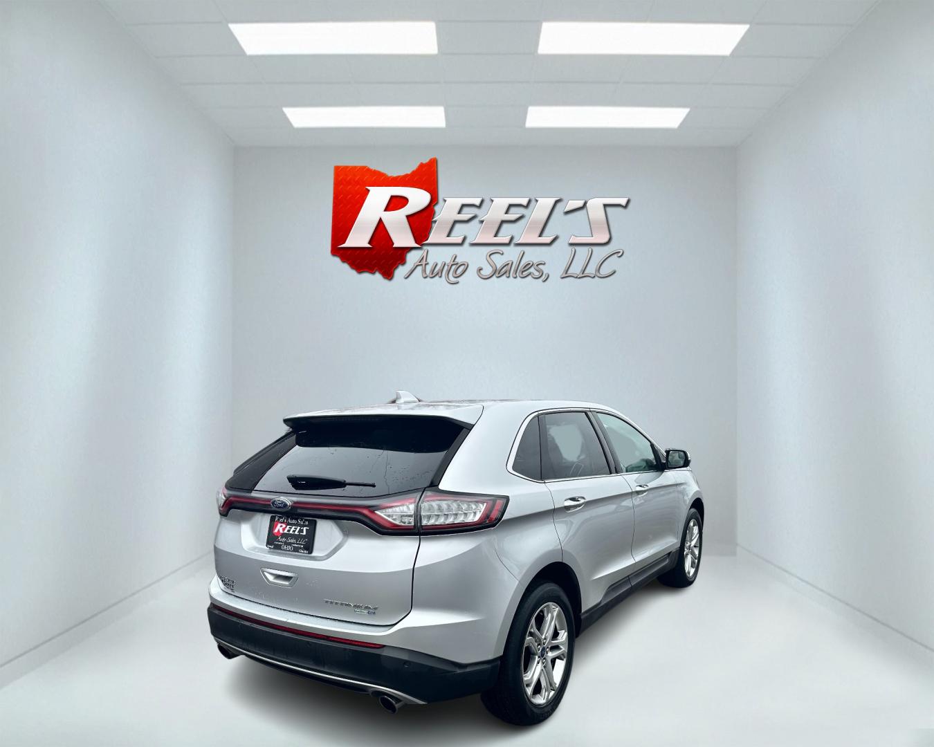2017 Silver /Black Ford Edge Titanium (2FMPK4K92HB) with an 2.0L I4 DOHC 16V Turbo engine, 6-Speed Automatic transmission, located at 547 E. Main St., Orwell, OH, 44076, (440) 437-5893, 41.535435, -80.847855 - This 2017 Ford Edge Titanium AWD is a well-equipped midsize SUV. It comes with a powerful yet efficient 2.0L EcoBoost engine paired with a smooth 6-speed automatic transmission. Notable features include LED daytime running lights, dusk-sensing headlights, leather interior, auto-dimming rearview mirr - Photo#4